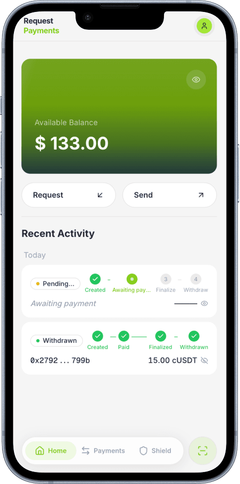 Request Payment app